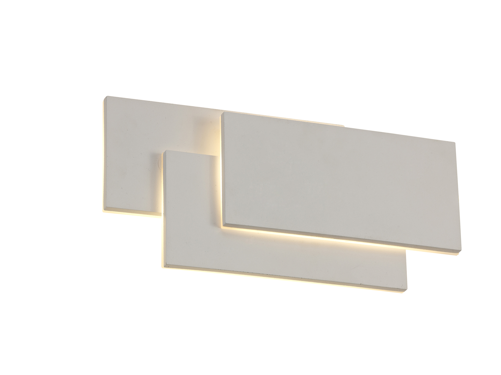 D0448  Kiania Wall Light Rectangular 12W LED Sand White